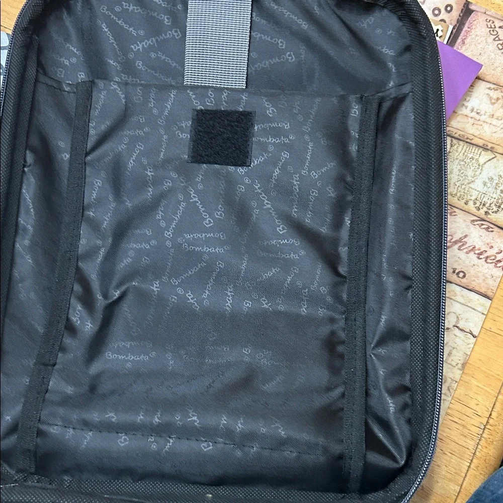 Black Hard-Shell Laptop Carry Case with shoulder strap.  Brand new